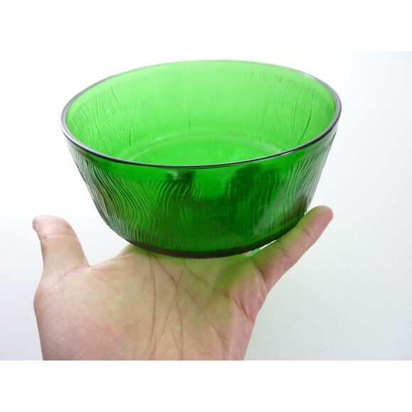 Hoosier Glass Green Footed Bowl - Picture 6 of 6